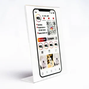 QR табела за Instagram профил – сканирай и последвай.